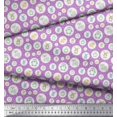 thumbnail image 3 of Soimoi Polyester Crepe Fabric Star & Cute Animals Kids Print Sewing Fabric Yard 52 Inch Wide, 3 of 3