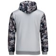 thumbnail image 3 of MAWCLOS Sweat à Capuche Zippé pour Hommes, Couleur Unie, Épais, Manches Longues, Gris Foncé L, 3 of 6