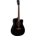 thumbnail image 1 of Yamaha FGX800C Guitare Acoustique-Électrique Dreadnought à Découpes - Noir, 1 of 4