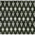 thumbnail image 4 of oneOone Organic Cotton Poplin Twill Fabric Geometric Ikat Print Fabric BTY 42 Inch Wide, 4 of 4
