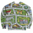 thumbnail image 1 of Toy Car Mat Long Sleeve Graphic Sweatshirt | Unisex, Up to 4XL, 1 of 3