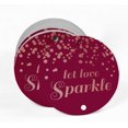 thumbnail image 2 of Inkdotpot Rose Gold Foil Paper Hang Tags Let Love Sparkle Wedding Favor Tags 50 Pieces, 2 of 6