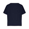 thumbnail image 4 of Timegard Hauts pour Femmes Été Coton Lin Manches Courtes Col Rond Léger T-Shirt Basique Décontracté Ample Hauts, 4 of 6