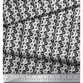 thumbnail image 2 of Soimoi Black Velvet Fabric Airplane,Trophy & Geometric Symbol Decor Fabric Printed Yard 58 Inch Wide, 2 of 3