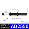 thumbnail image 1 of Bgsha Hydraulic Shock Absorber Hydraulic Buffer Damper Hydraulic Damper Oil Pressure Buffer Damper Cylinder Spring Adjustable AC0806/2020/1008 Accessories, 1 of 1