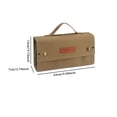 thumbnail image 2 of Glass Food Storage Containers 4 Cup Airtight Bread Bag Pizza Container for Refrigerator Expandable Store Pour Containers Small Leak Proof Container Portable Bag Portable Canvas Seasoning Storage Bag, 2 of 3