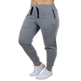 thumbnail image 3 of 2-Pack Womens French Terry Fashion Jogger Lounge Pants (S-2XL), 3 of 13
