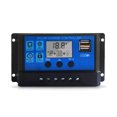 thumbnail image 1 of Yeacher Contrôleur Solaire 30A, Panneau Solaire Amélioré avec Port USB, Régulateur Intelligent de Pile de Panneau Solaire, Contrôleur de Lampadaire à Écran LCD Multifonction et Ajustable, 1 of 7