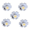 thumbnail image 1 of Light Source Chip, LED Lamp Bead High Power 0.5W 5V 25Pcs Easy To Install With Aluminum Plate For DIY Lighting Fixtures For Flashlights Natural Light: 4000-4500K, 1 of 8