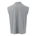 thumbnail image 3 of SHIXIAOO Mens Solid Color Shawl Personality Solid Color Fashion Men's Sleeveless Knit Cardigan Men's Christmas Sweater Mens Washable Cardigan Knit Men Sweater Mens Button Sweater Men Sweaters Sweater, 3 of 4