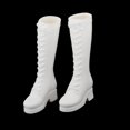 thumbnail image 4 of TISHITA 1/6 Scale High Boots for 12 Inch Doll Action Figure Women Model White, 4 of 8