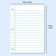 thumbnail image 3 of Magnetic Lined Paper Whiteboard - Dry Erase Writing Board for Teaching Practice Refrigerator Whiteboard Stick Note Pad Reusable Planner, JKODE, 3 of 6