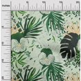 thumbnail image 2 of oneOone Velvet Mint Fabric Tropical Craft Projects Decor Fabric Printed By The Yard 58 Inch Wide, 2 of 5