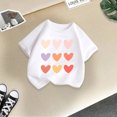 thumbnail image 3 of B91xZ Girls T-Shirt Short Sleeve Ruffle Solid Color Polo Shirt,White 7-8 Years, 3 of 4