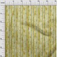 thumbnail image 2 of oneOone Cotton Poplin Pale Yellow Fabric Texture & Triangle Geometric Sewing Material Print Fabric By The Yard 42 Inch Wide, 2 of 4