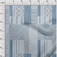 thumbnail image 2 of oneOone Tissu Georgette Viscose Patchwork Géométrique Imprimé 1 Yard 42 Pouces de Large, 2 of 4