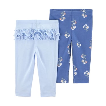 Carter's Child of Mine IG 2PK Pant - Blue Floral