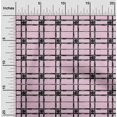 thumbnail image 1 of oneOone Cotton Poplin Fabric Check Ikat Decor Fabric Printed BTY 42 Inch Wide, 1 of 4