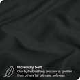 thumbnail image 4 of Bare Home Pillowcase Set - Envelope Closure - Premium 1800 Collection - Double Brushed - Ultra Soft - Standard Size, Black, 2 Count, 4 of 6