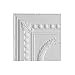 thumbnail image 3 of Fasade Easy Installation Rosette Gloss White Glue Up Ceiling Tile/ Ceiling Panel (12" X 12" Sample), 3 of 3