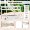 thumbnail image 4 of Costway Twin Over Twin Bunk Bed with 2 Storage Drawers Ladder No Box Spring Needed White, 4 of 10