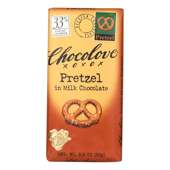 Chocolove Pretzel In Milk Chocolate , 2.9 Oz