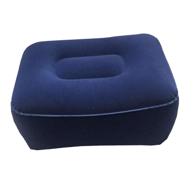 Repose-pieds Gonflable Courbe pour Bureau d'Étude et de Jeu Bleu