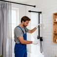 thumbnail image 4 of Tringle d'Extension de Pommeau de Douche Murale, Bras de Soutien Réglable en Acier Inoxydable pour une Expérience de Bain Flexible, 4 of 9