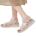thumbnail image 1 of IUJSOY Walking Sandals for Women Lightweight Mesh Open Toe Comfort Footbed Platform Beach Shoes, 1 of 8