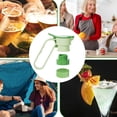 thumbnail image 2 of Water Pipe Nozzle Drink Bottle Pourer With Removable Strainer Beverage Funnel For Sealing Stopper, 2 of 8