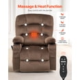 thumbnail image 2 of VEVOR Fauteuil Inclinable Releveur pour Aînés, Chauffage et Massage, Fauteuil Inclinable Électrique Grand, 2 of 9