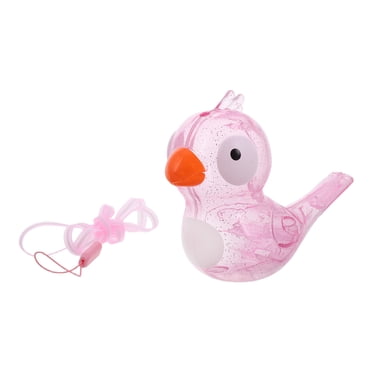 Kids Water Bird Whistle Toy Bird Water Whistles Musical Instrument for Bath and Party Favors Plastic Bird Shaped Whistle for Children