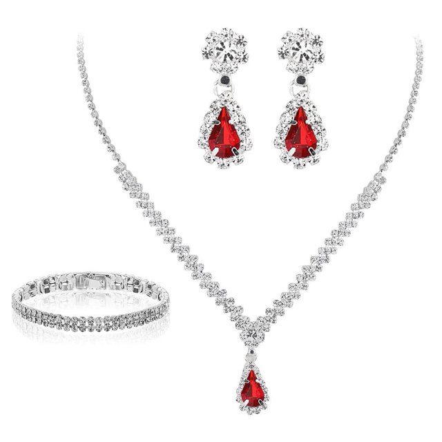 YSABOXY Women's Jewelry Set Necklace, Bracelet, Earring #Ring# Set'