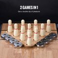 thumbnail image 3 of VEVOR 9 ft Shuffleboard Table 2 in 1 Shuffleboard and Bowling Combo Game Set, 3 of 9