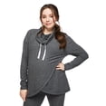 thumbnail image 1 of Paisley Sky Maternity Cowl Neckline Tunic, 1 of 6