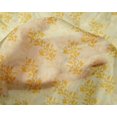 thumbnail image 4 of oneOone Silk Tabby Fabric Leaves & Floral Block Print Fabric By Yard 42 Inch Wide, 4 of 4