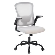 Office Computer Chair with Headrest, Mesh Home Office Chair with Adjustable Back Support & Armrest, High Back Ergonomic Rolling Work Chair for Study Bedroom, Office Chair, Conference Chair, Gray