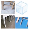 thumbnail image 4 of 4pcs/set Table Foot Cap Rubber Chair Leg foot cap; square Protector Square Furniture Floor Foot Pad, 30x30mm, 4 of 9