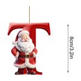 thumbnail image 3 of Vaidha 26 Letters Christmas Tree Decoration Pendant Christmas Tree Ornaments Personalized DIY Christmas Ornaments Christmas Decoration Xmas Tree Hanging Decor Feature, 3 of 5
