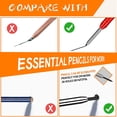 thumbnail image 3 of Graflsoa Woodworking Pencil Refill Leads - Graphite Core Replacement Set for Marking and Sketching (Red, Black, Gold Options) - 5 Leads per Box, 3 of 6