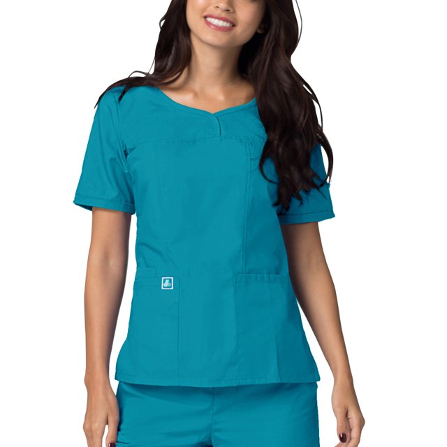 Adar Universal Women's V-Neck Scrub Top, Adult