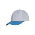 thumbnail image 1 of Casquette de Baseball Bicolore Ajustable, Blanc/ciel, 1 of 2