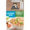 thumbnail image 2 of Quaker Lightly Sweetened Apples & Cinnamon Instant Oatmeal, 2 of 20