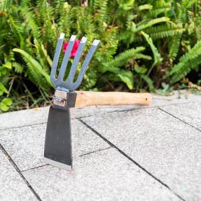 EGNMCR Household Gardening Weeding Agricultural Tools Weeding Digging Planting Vegetables Small Hoes Gods Implement Dualpurpose A hoe