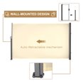 thumbnail image 4 of Outsunny 118" x 71" Retractable Side Awning Folding Privacy Screen Cream, 4 of 10