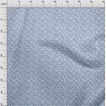 thumbnail image 4 of oneOone Rayon Sky Blue Fabric Floral Sewing Craft Projects Fabric Prints By Yard 56 Inch Wide, 4 of 5