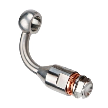 jinwen Tête d'Extension d'Étrier de Frein Frein Facile à Installer Robuste Portable Hydraulique 90 Degrés