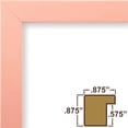 thumbnail image 2 of Craig Frames Confetti Modern Light Pink Picture Frame 12 x 18 Inch, 2 of 3