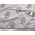 thumbnail image 2 of Soimoi Rayon Fabric Dot,Leaves & Floral Block Printed Fabric 1 Yard 42 Inch Wide, 2 of 3