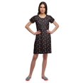 thumbnail image 2 of Moomaya Chemise de Nuit d'Allaitement à Patte de Boutonnage Imprimée pour Femmes, 2 of 5